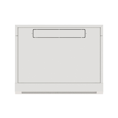 Шкаф настенный телекоммуникационный NTSS W 6U 600х600х370мм, 2 профиля 19, дверь сплошная металл, боковые стенки съемные, разобранный, серый RAL 7035 в России