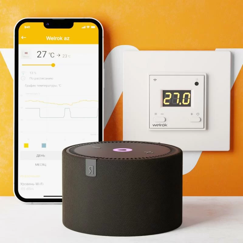 Новинка! Терморегулятор Welrok с голосовым управлением