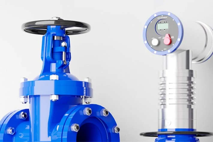 Монтаж электропривода на запорную арматуру