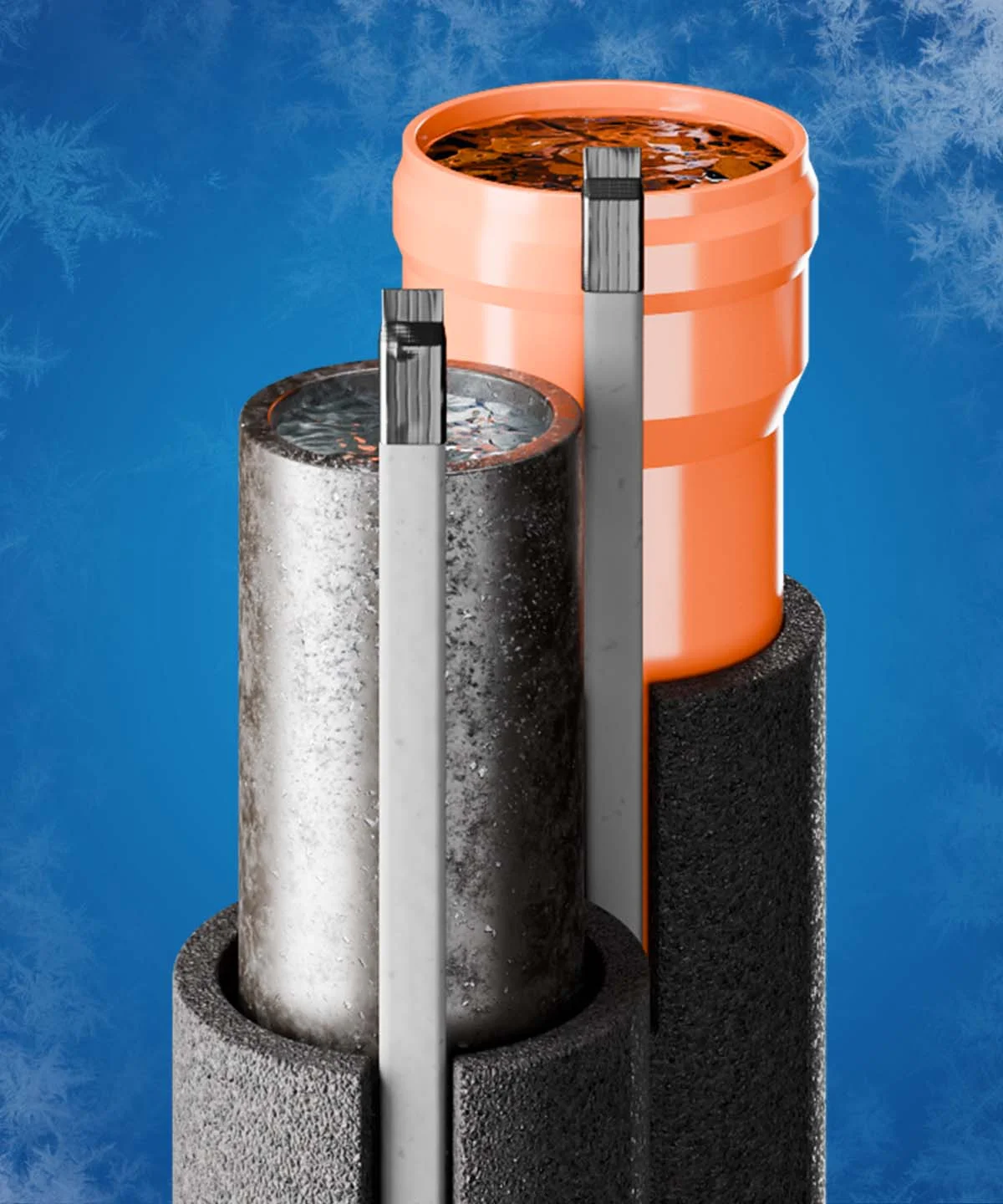 Греющие кабели для канализации