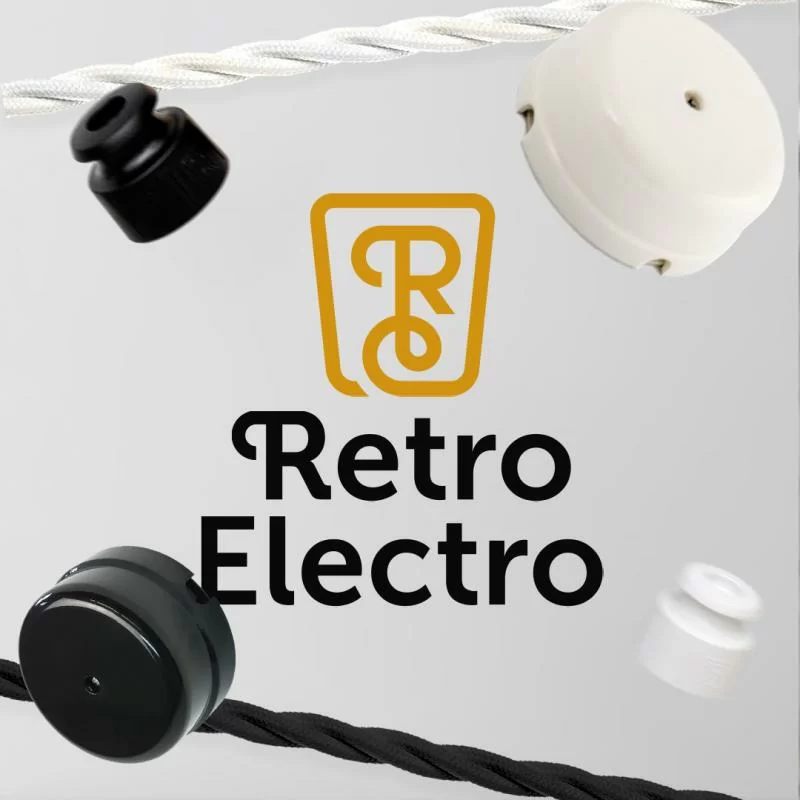 В продаже дизайнерские силовые кабели и комплектующие в ретростиле