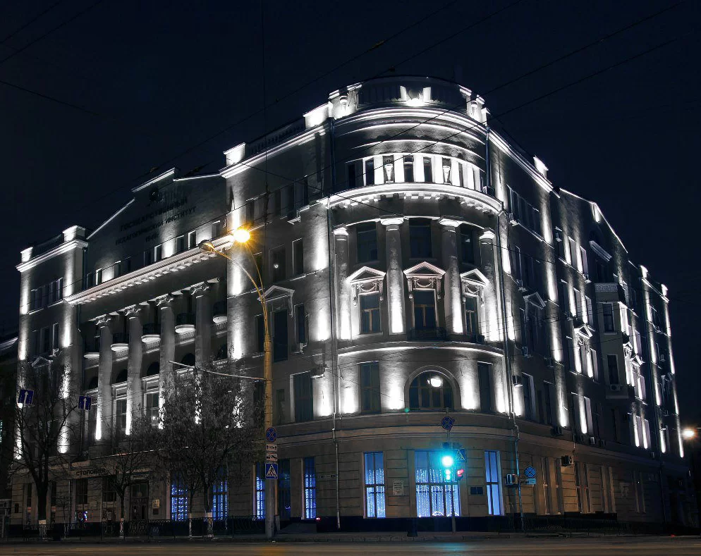 Архитектурный подводный светодиодный светильник 12 Вт, 12 Вольт, IP68 в 