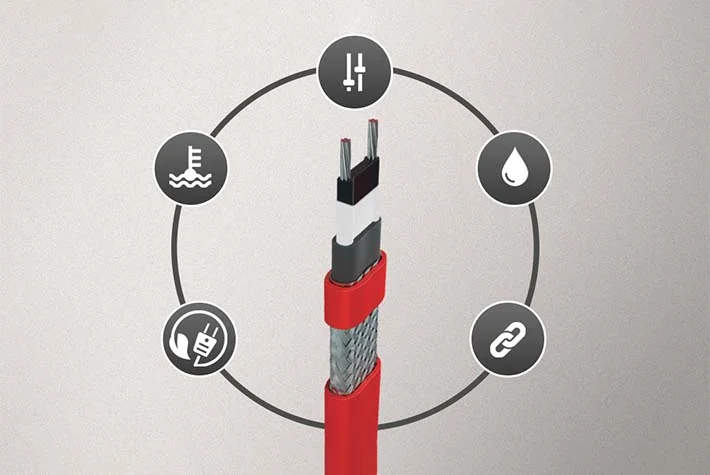 Надёжный взрывозащищённый греющий саморег корейского производства ХНМ