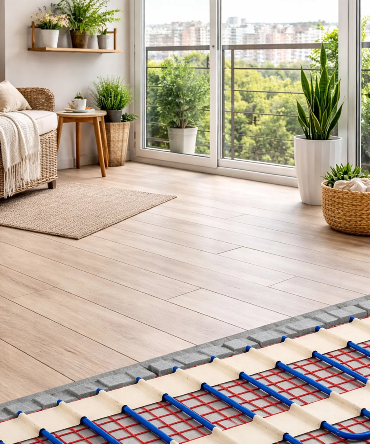 Теплый пол на балконе/террасе