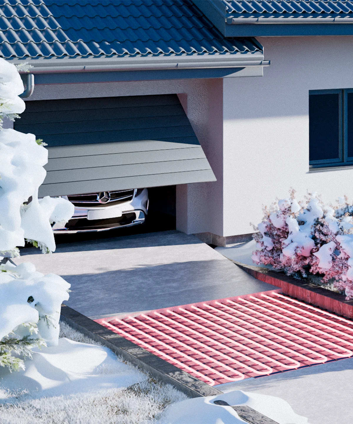 Греющие кабели для открытых площадей