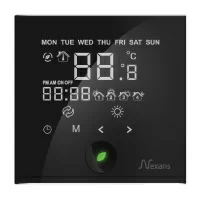 Сенсорный программируемый терморегулятор с датчиком температуры воздуха и пола MILLITEMP 2