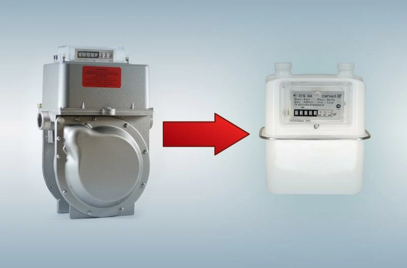 Счетчик газа СГБ G4-1 теперь в новом корпусе