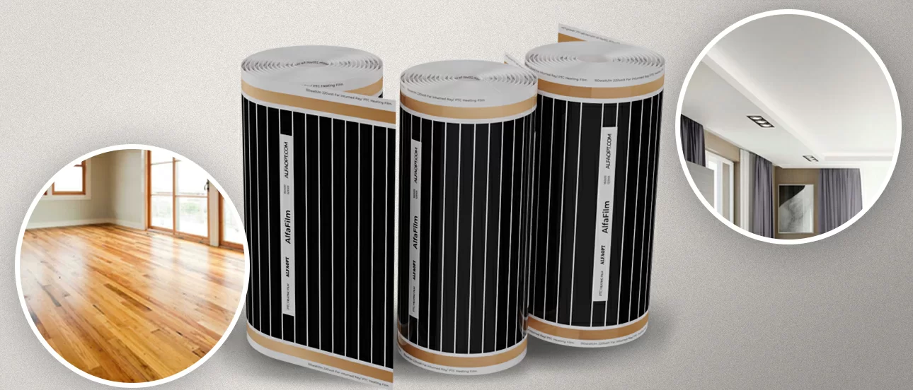 Греем ИК-плёнкой потолок и стены Греем ИК-плёнкой потолок и стены