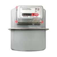 Счётчик газа объемный диафрагменный «Пульсар» G6 справа налево в 