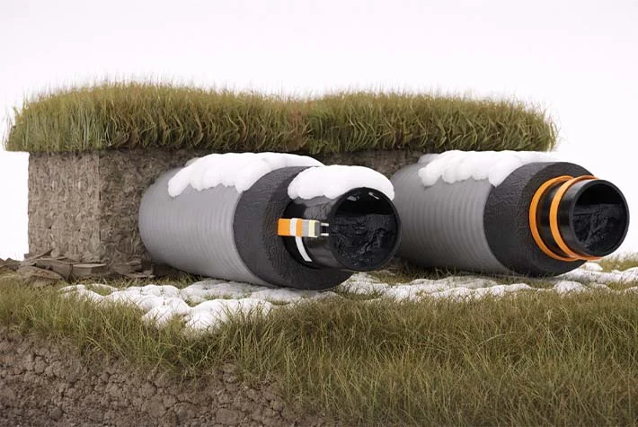 Обогрев труб снаружи