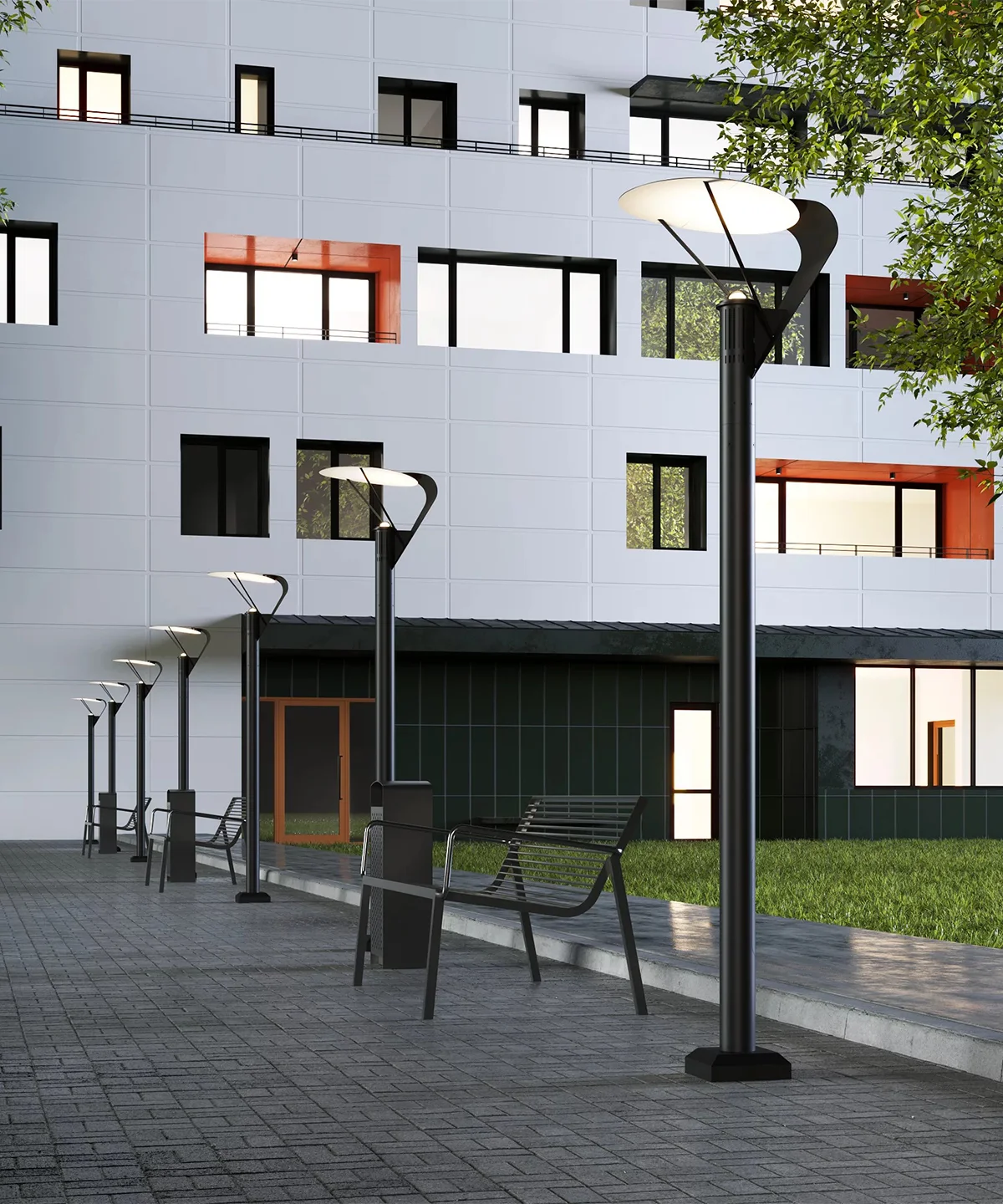 Освещение для улиц, парковок и территорий ЖК