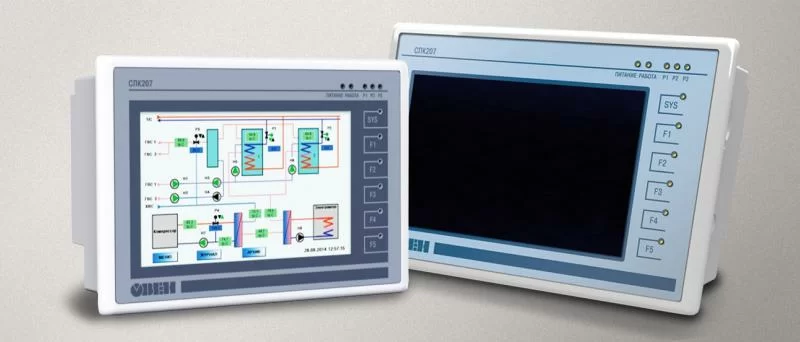 Система управления заградительными огнями: сенсорный программируемый контроллер