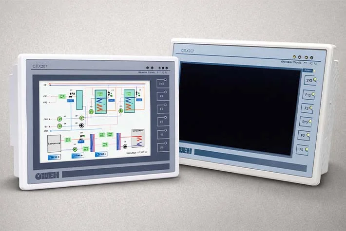 Система управления заградительными огнями: сенсорный программируемый контроллер