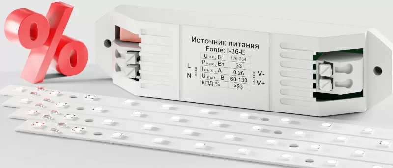 Скидка 45% на комплекты для переоснащения освещения Affina TRX