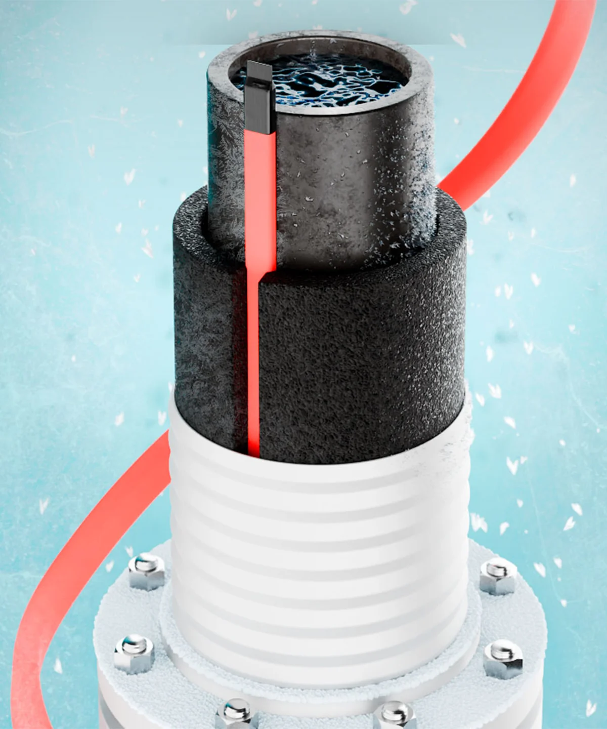 Греющие кабели на трубу