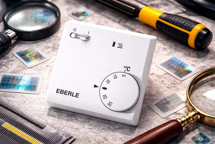 Терморегулятор Eberle: оригинал или подделка? Как отличить