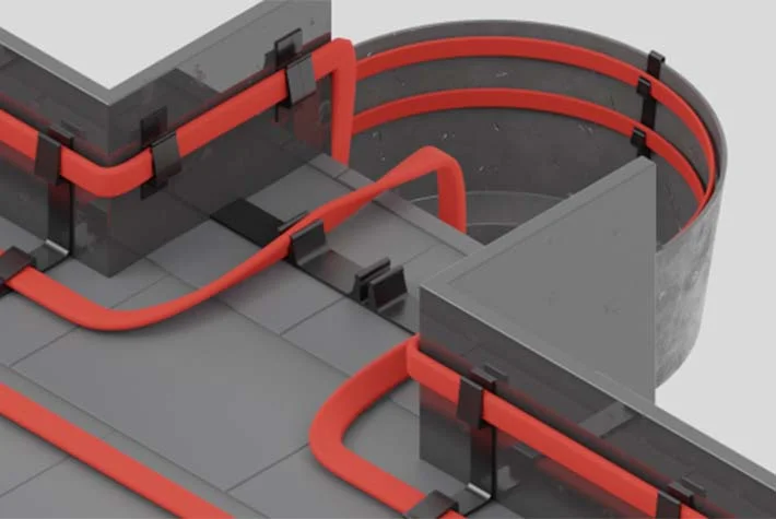 Крепления кабеля для кровли