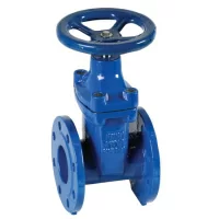 Задвижка чугунная с обрезиненным клином 30ч39р, Китай