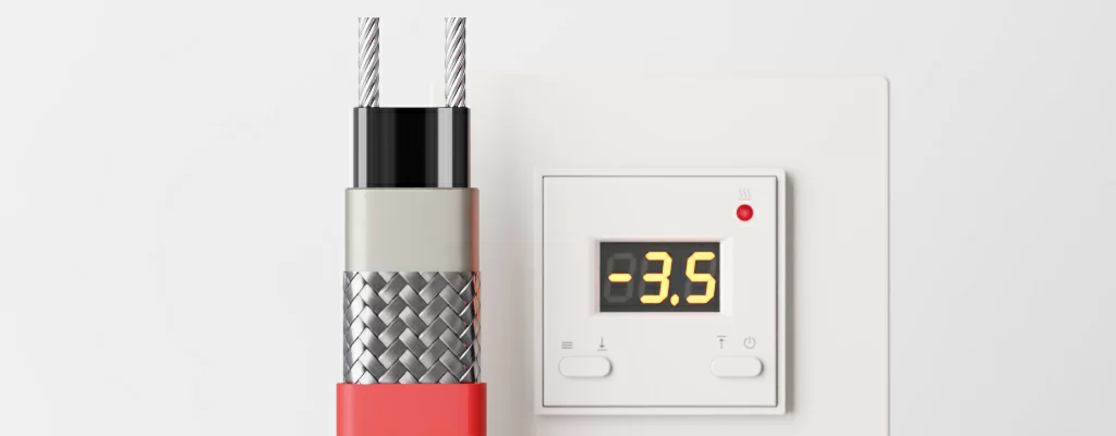 терморегулятор и греющий кабель.jpg