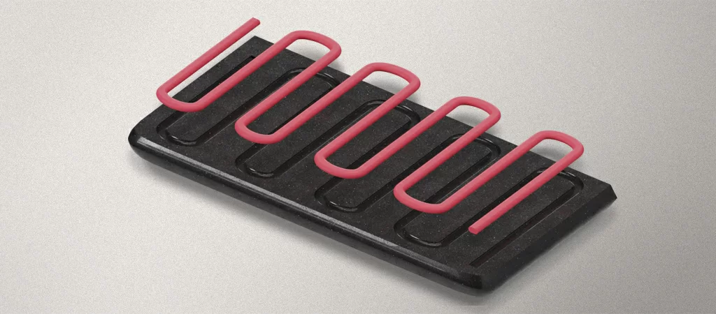 Монтаж греющего кабеля на каменный подоконник.jpg