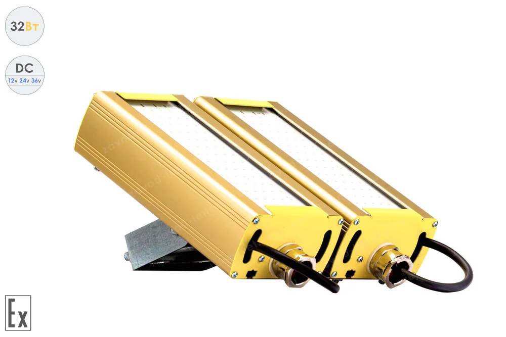 Низковольтный светодиодный светильник Модуль Взрывозащищенный GOLD, универсальный U-2 , 32 Вт, 120° в 