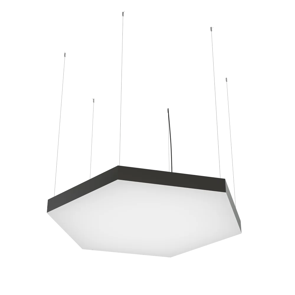 Светодиодный светильник Geniled Art Hexagon 800x693x400 h80 72Вт 4000К 90Ra Черный в 