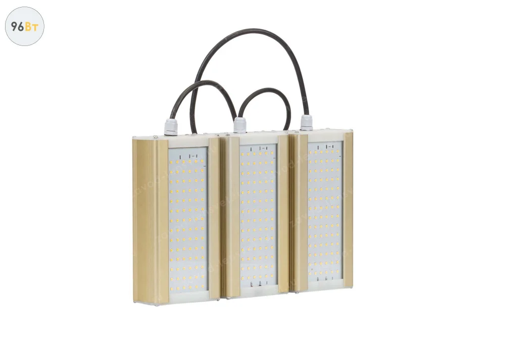 Уличный светодиодный светильник GOLD, универсальный U-3, 96 Вт в 