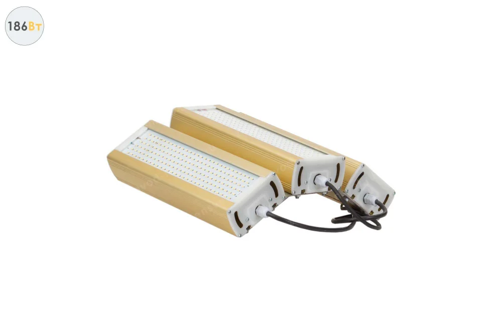 Уличный светодиодный светильник GOLD, универсальный UM-3, 186 Вт в 