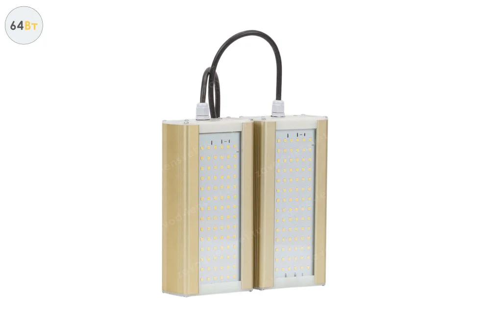 Уличный светодиодный светильник GOLD, консоль K-2, 64 Вт в 