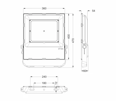 Светодиодный прожектор Faretto: C-240W в 