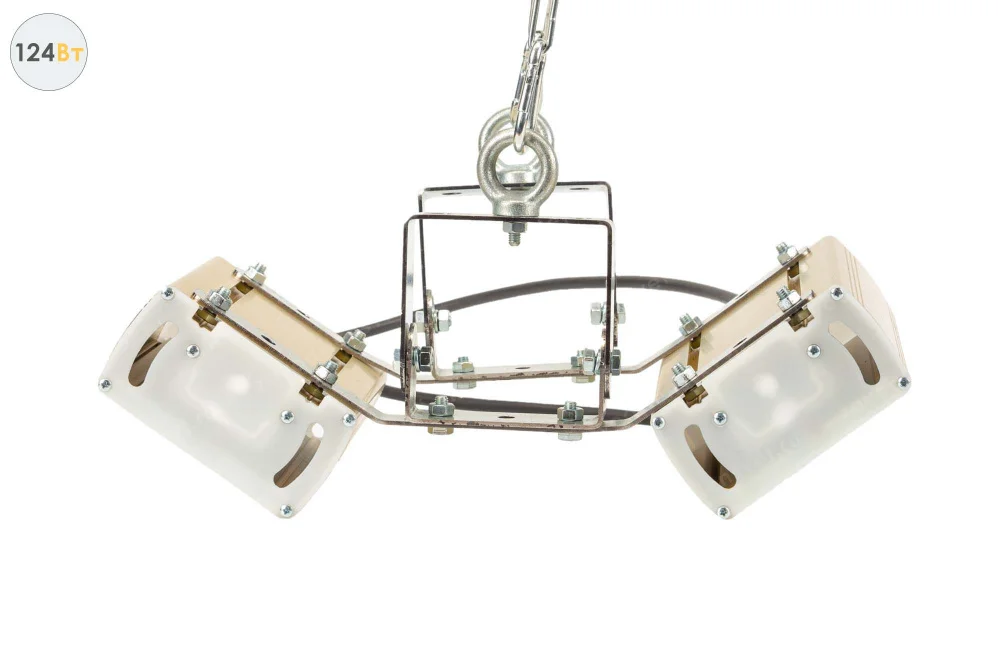 Уличный светодиодный светильник GOLD, универсальный UM-2, 124 Вт в 