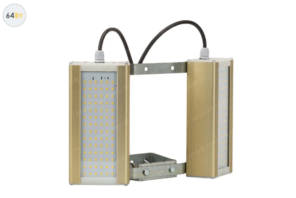 Уличный светодиодный светильник GOLD, универсальный UM-2, 64 Вт в 