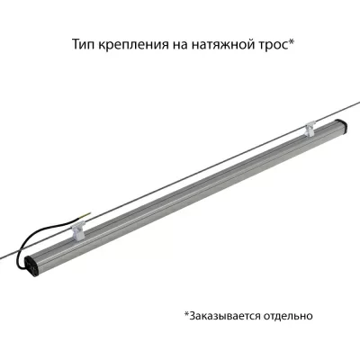 Светодиодный светильник PromLed Т-Линия Компакт 60 1500мм Эко 12-24V AC/DC 4000К Микропризма в 