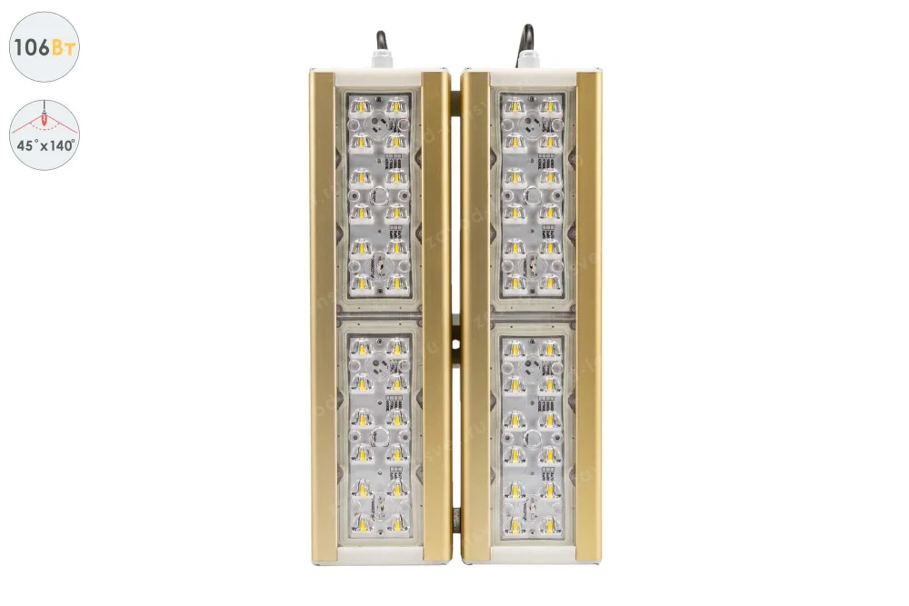 Магистраль GOLD, универсальный U-2, 106 Вт, 45X140°, светодиодный светильник в 