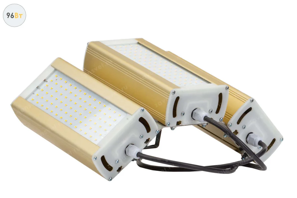 Уличный светодиодный светильник GOLD, универсальный UM-3, 96 Вт в 