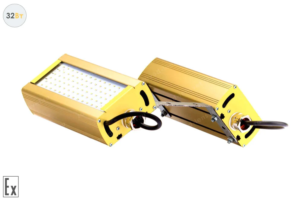 Модуль Взрывозащищенный GOLD, универсальный UM-2, 32 Вт, светодиодный светильник в 