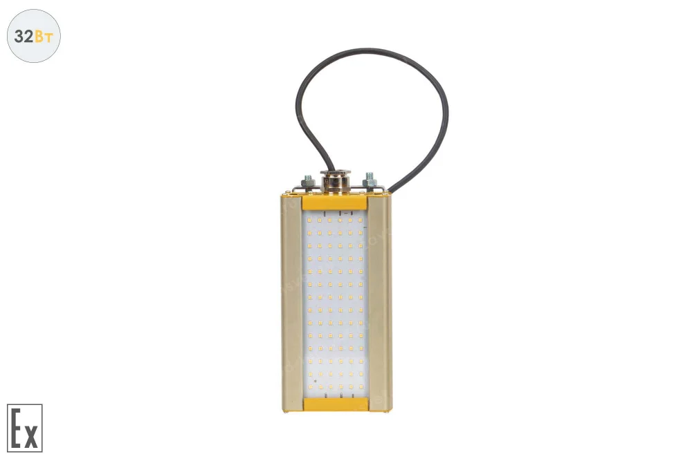 Модуль Взрывозащищенный GOLD, универсальный U-1, 32 Вт, светодиодный светильник в 