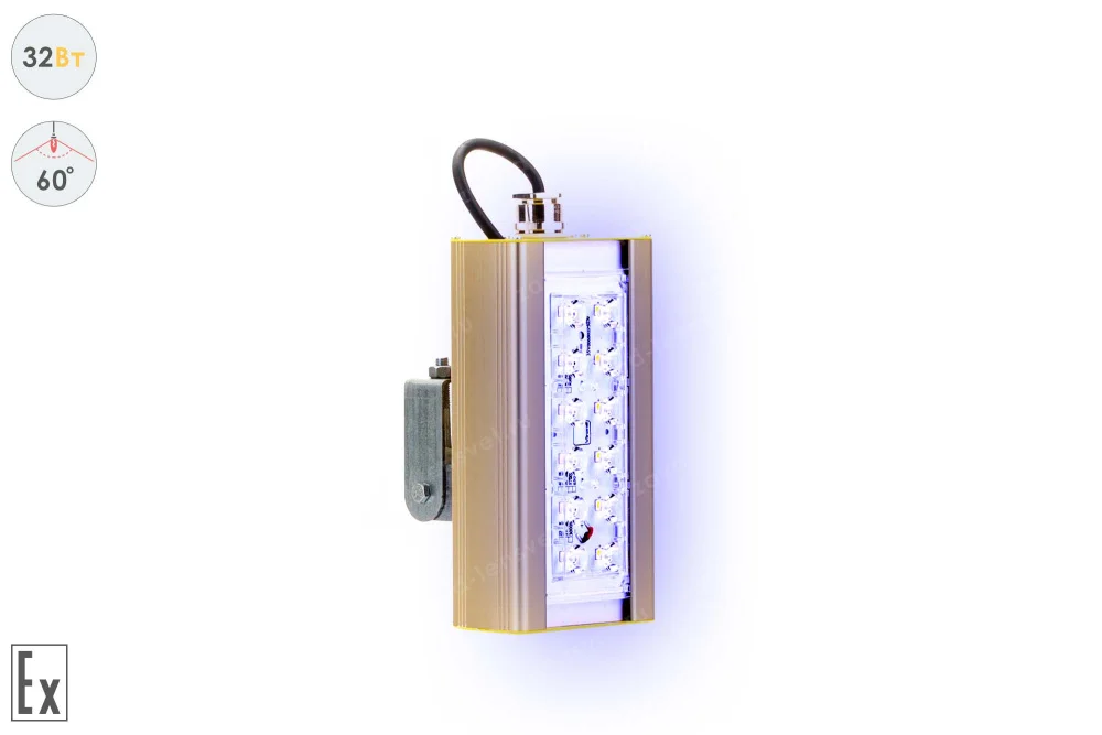 Светодиодный светильник LSS-AR-U-018-1EX/2EX-32-60-B-67 в 