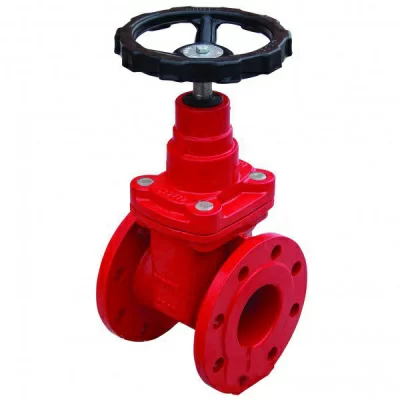 Задвижка чугунная с обрезиненным клином 30вч39р ДУ150, Китай в 