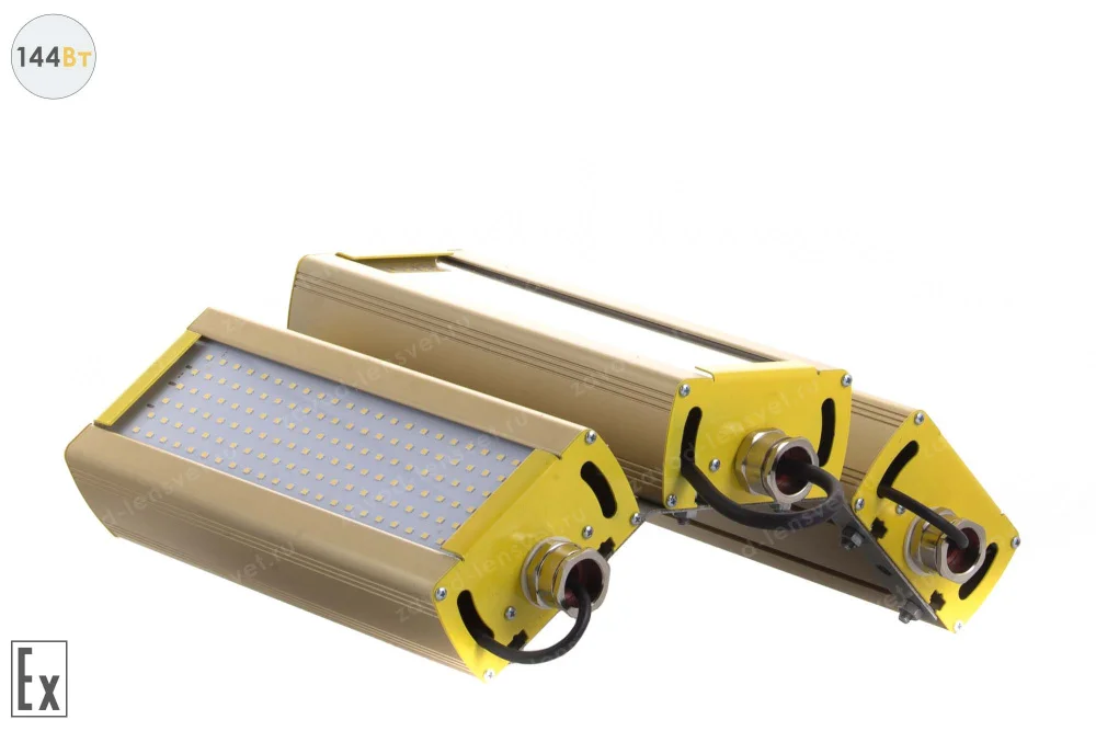 Модуль Взрывозащищенный GOLD, универсальный UM-3, 144 Вт, светодиодный светильник в 