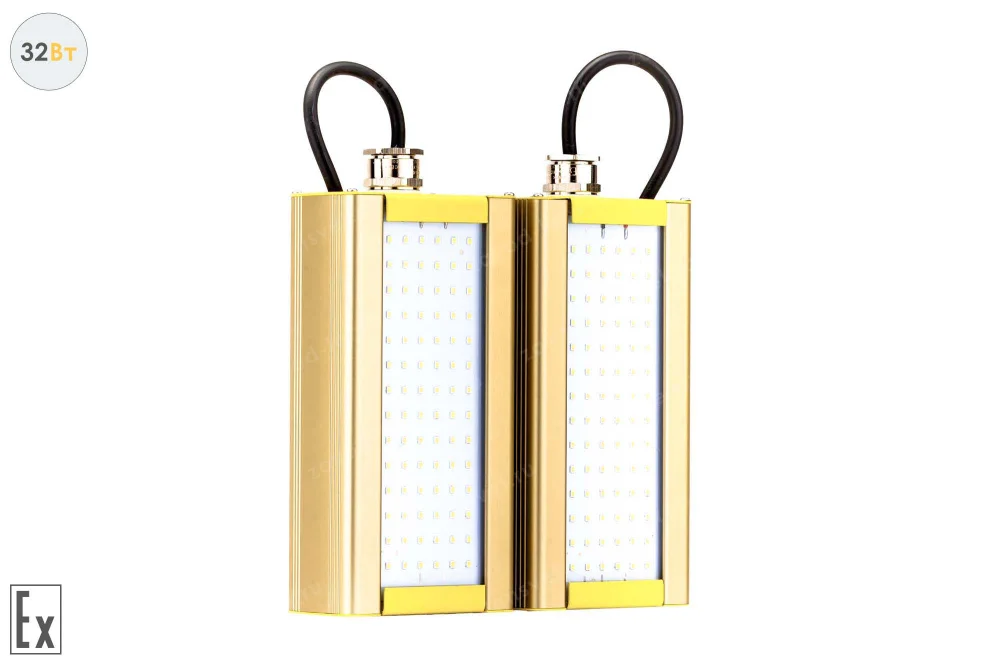 Модуль Взрывозащищенный GOLD, универсальный U-2, 32 Вт, светодиодный светильник в 