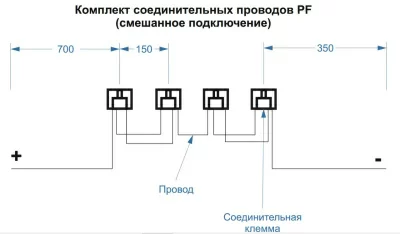 Комплект соединительных проводов в 