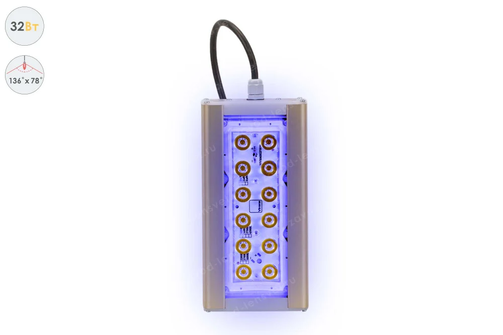 Архитектурный светодиодный светильник LSS-AR-U-018-32-136X78-B-67 в 