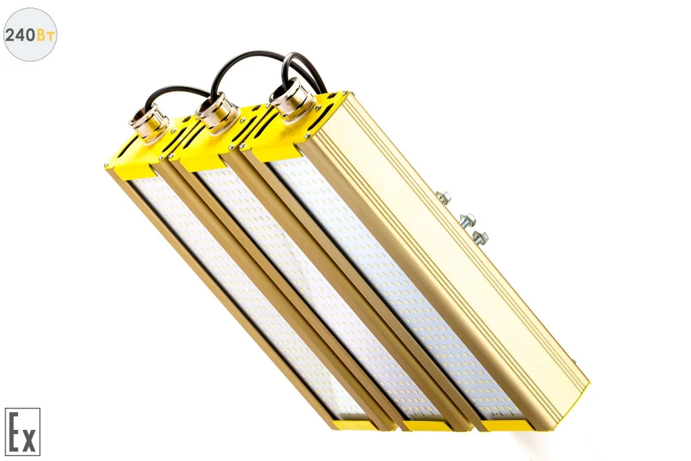 Модуль Взрывозащищенный GOLD, консоль K-3, 240 Вт, светодиодный светильник в 
