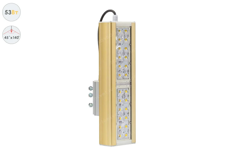 Магистраль GOLD, консоль K-1, 53 Вт, 45X140°, светодиодный светильник в 