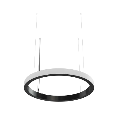 Дизайнерский светодиодный светильник Geniled Art Ring Outlight d400 h60 w50 4000К 90Ra Черный в 