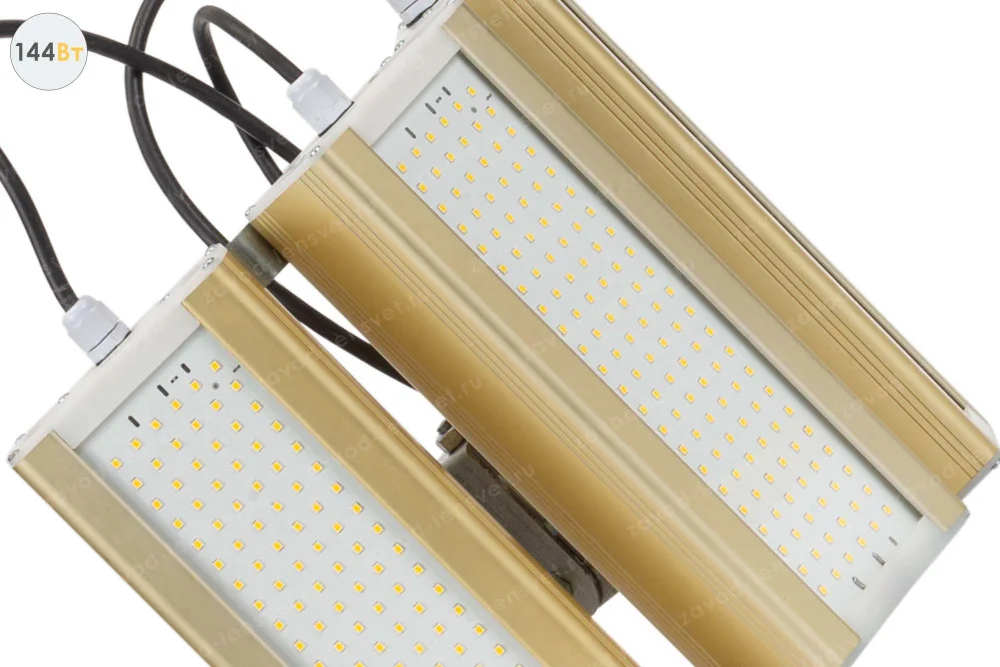 Уличный светодиодный светильник GOLD, универсальный UM-3, 144 Вт в 