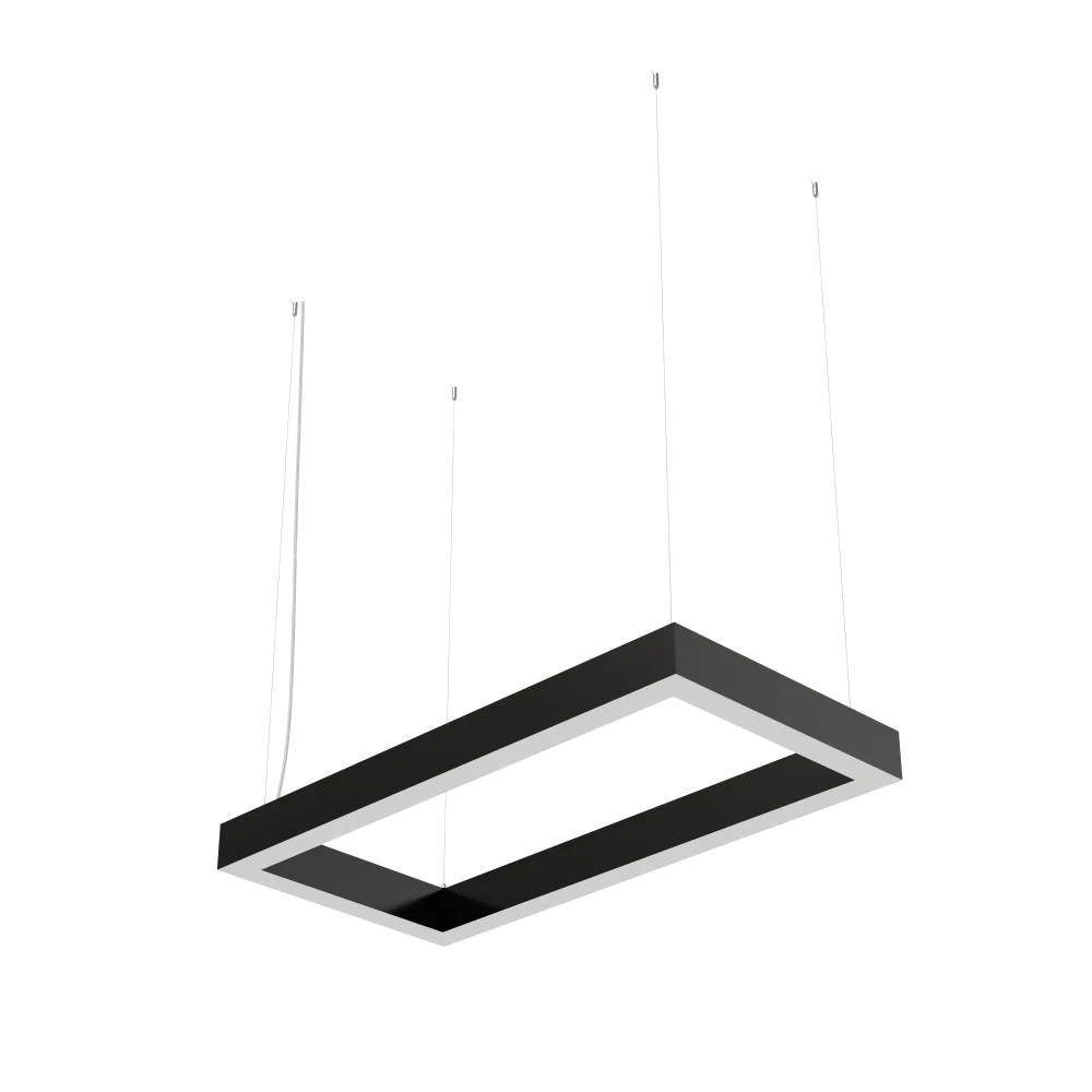 Светодиодный светильник Geniled Art Quadro Line 700x350 h60 w60 4000К 90Ra Черный в 