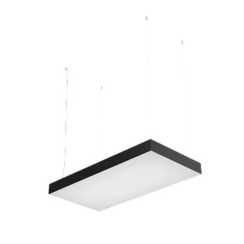 Дизайнерский светодиодный светильник Geniled Art Quadro 800x400 h80 45Вт 4000К 90Ra Черный в 