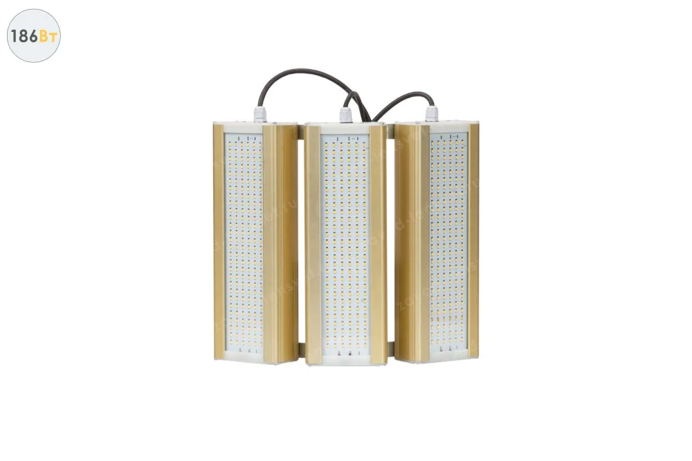 Уличный светодиодный светильник GOLD, универсальный UM-3, 186 Вт в 